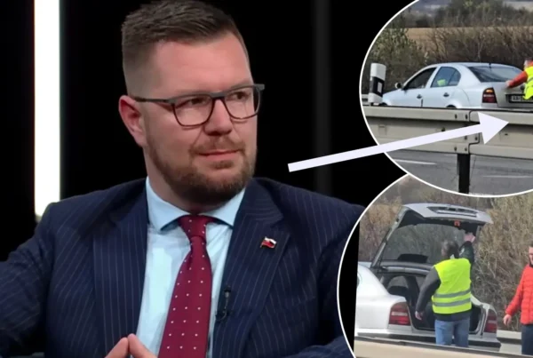 Známy poslanec Hlasu pomohol bezradnému vodičovi na ceste